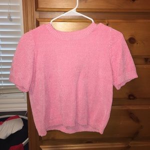 Pink crop top